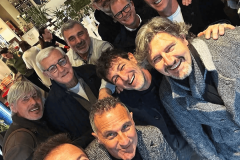 96尤文夺欧冠30周年，皮耶罗等众将聚在里皮家中，老爷子好久不见