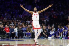 官方实力榜：活塞压雷霆居首火箭升第3 湖人12勇士第16