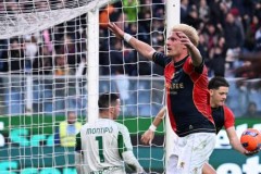 热那亚主场2-1逆转维罗纳，换帅后连战四轮保持不败，暂时脱离意甲降级区