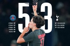 从1-2到5-3！欧冠爆发惊天逆转，超级中场帽子戏法力挽狂澜击溃热刺