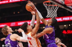 杰伦约翰逊22+16+15兰代尔26+11 老鹰胜爵士