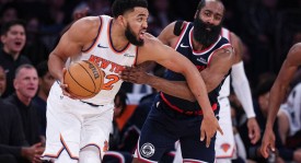 哈登23+9唐斯20+11 快船不敌尼克斯