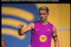 巴萨被重创！21岁悍将再次伤停4-5个月，年纪轻轻职业生涯堪忧