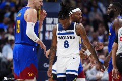 爱德华兹30+10约基奇24+15 森林狼胜掘金总分1-1平