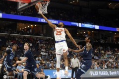 唐斯20+11+11阿奴诺比25+13布里奇斯24分 尼克斯擒熊