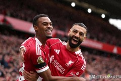 9500万锋霸7场4球！ 利物浦德比战险胜埃弗顿，豪取6连胜领跑英超